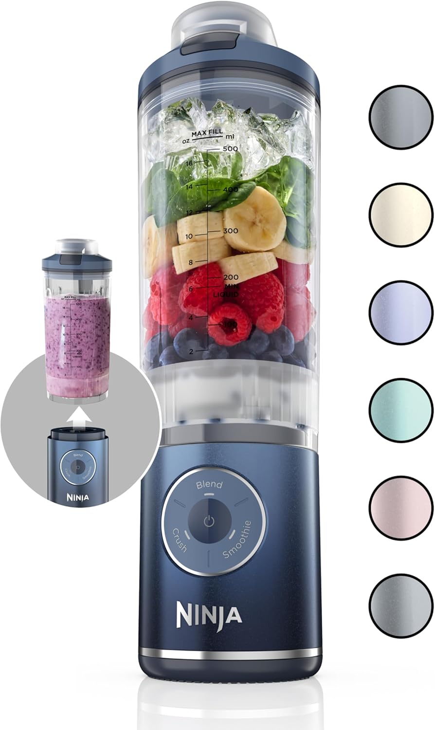 Ninja Blast Max Portable Blender Navy, BC251NV