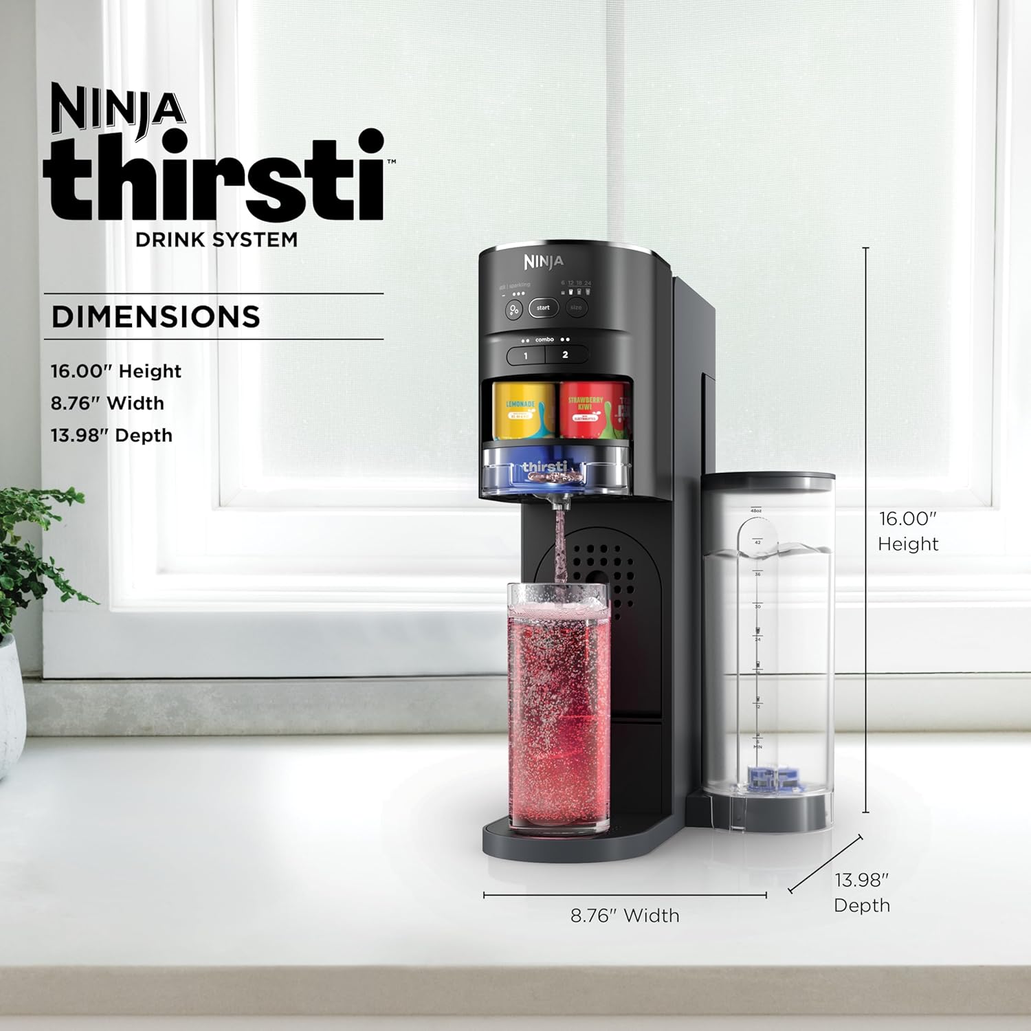 Ninja Thirsti Drink System Black WC1001