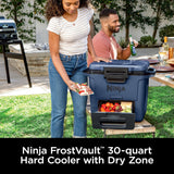 Ninja FrostVault 30qt Hard Cooler Lakeshore Blue FB131BL