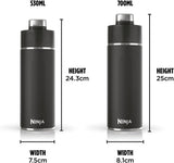 Ninja Thirsti 530ml Bottle Black, DW1801EUUKBK