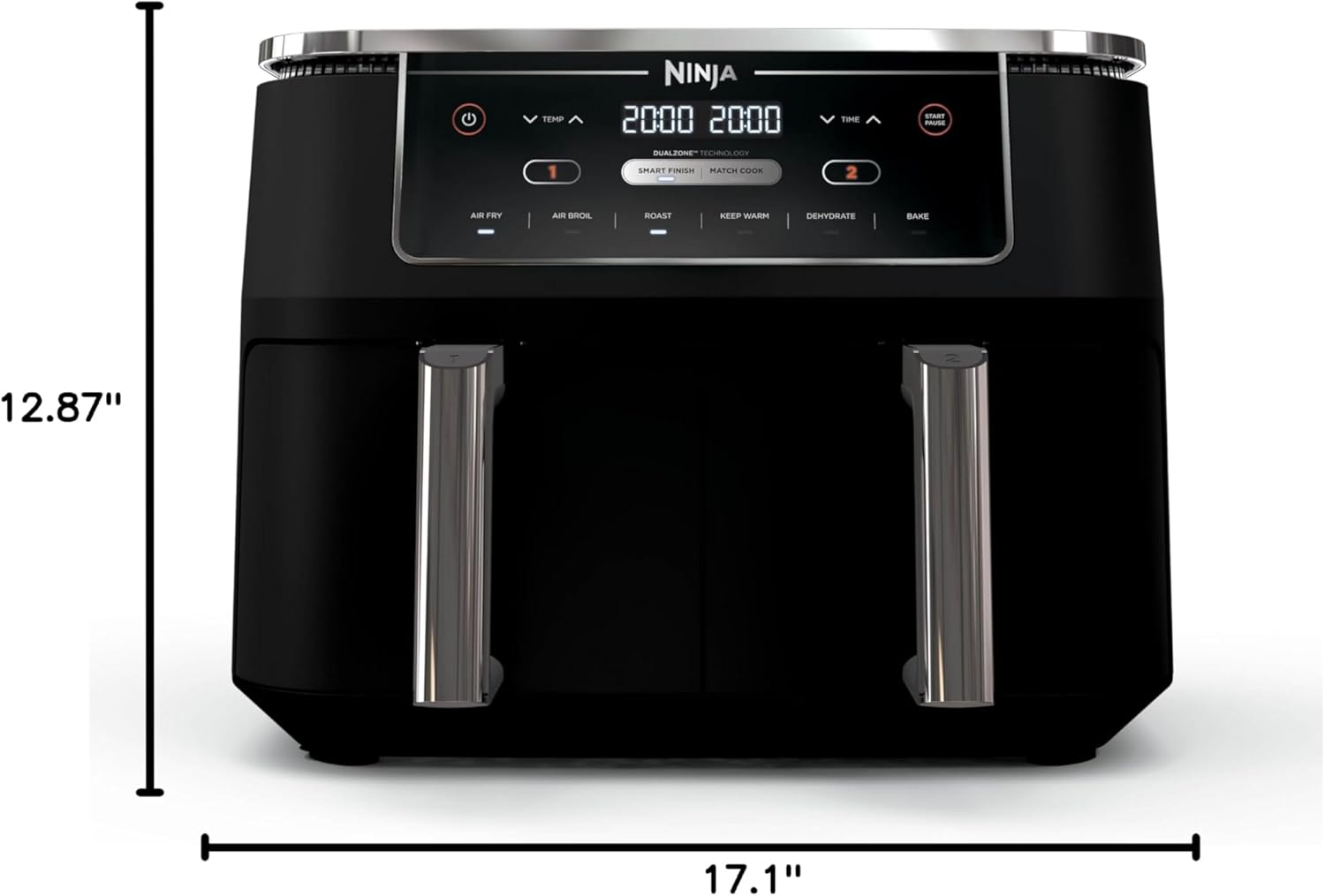 Ninja Dual Zone XL Air Fryer Grey DZ401
