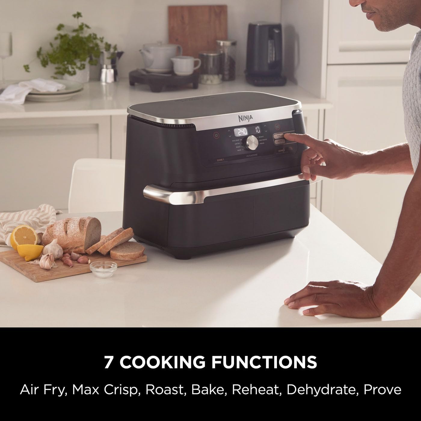 Ninja FlexDrawer Air Fryer Black AF500UK