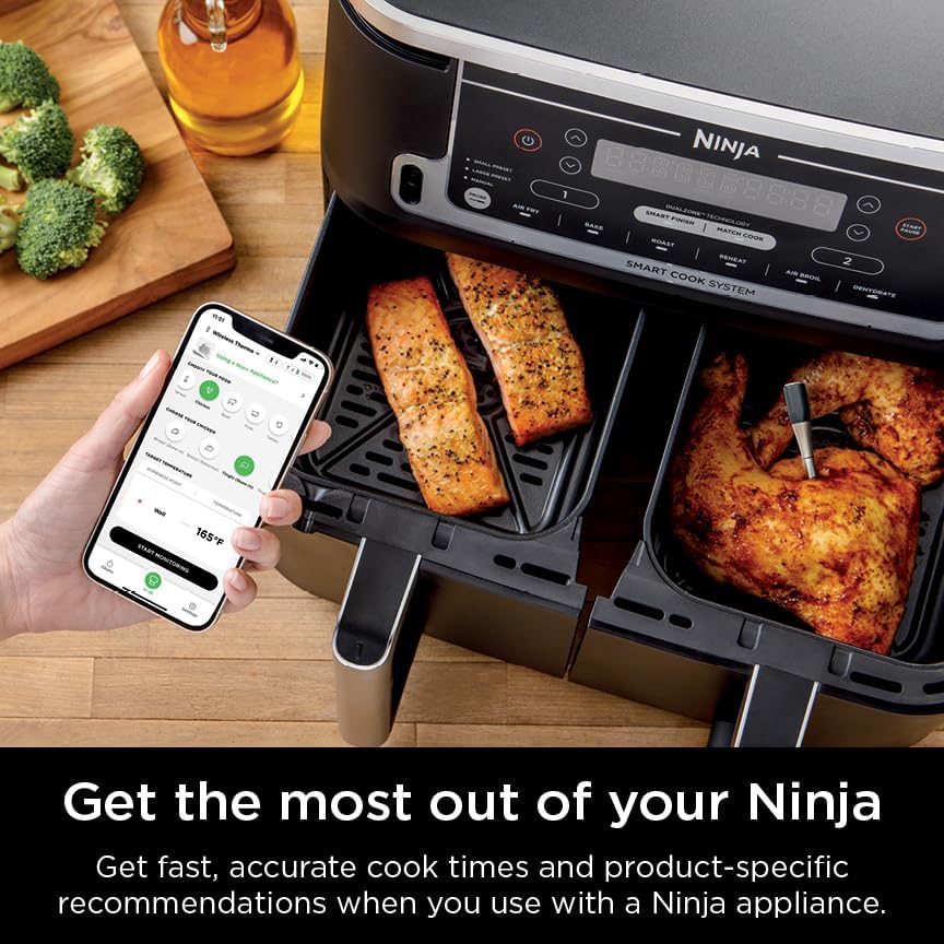 Ninja ProChef Wireless Meat Thermometer Waterproof, WP100