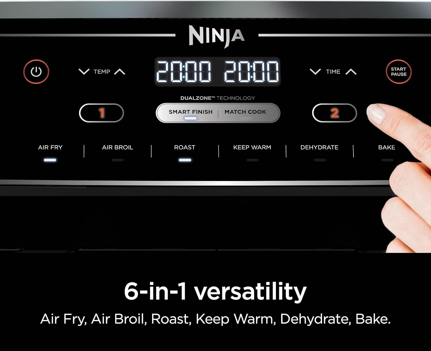 Ninja Dual Zone XL Air Fryer Grey DZ401