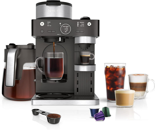 Ninja Espresso & Coffee Barista System Black, CFN601