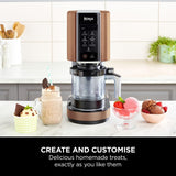 Ninja CREAMi Ice Cream Maker Black & Copper, NC300UKCP
