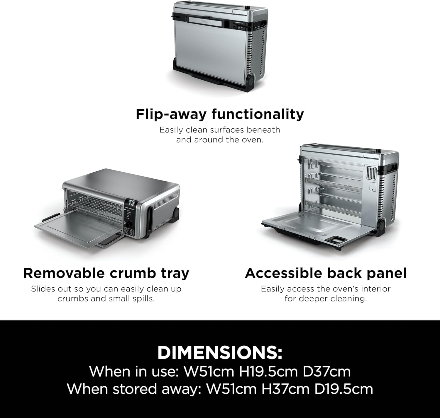 Ninja Foodi 8-in-1 Flip Oven SP101UK