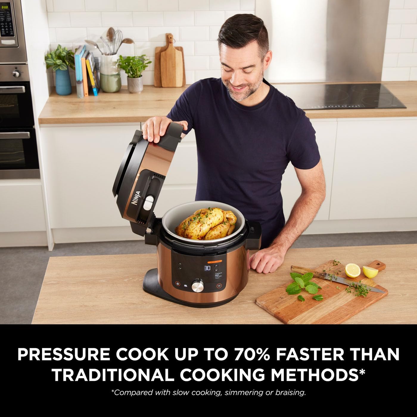 Ninja Foodi MAX 14-in-1 SmartLid Multi Cooker OL650UKCP