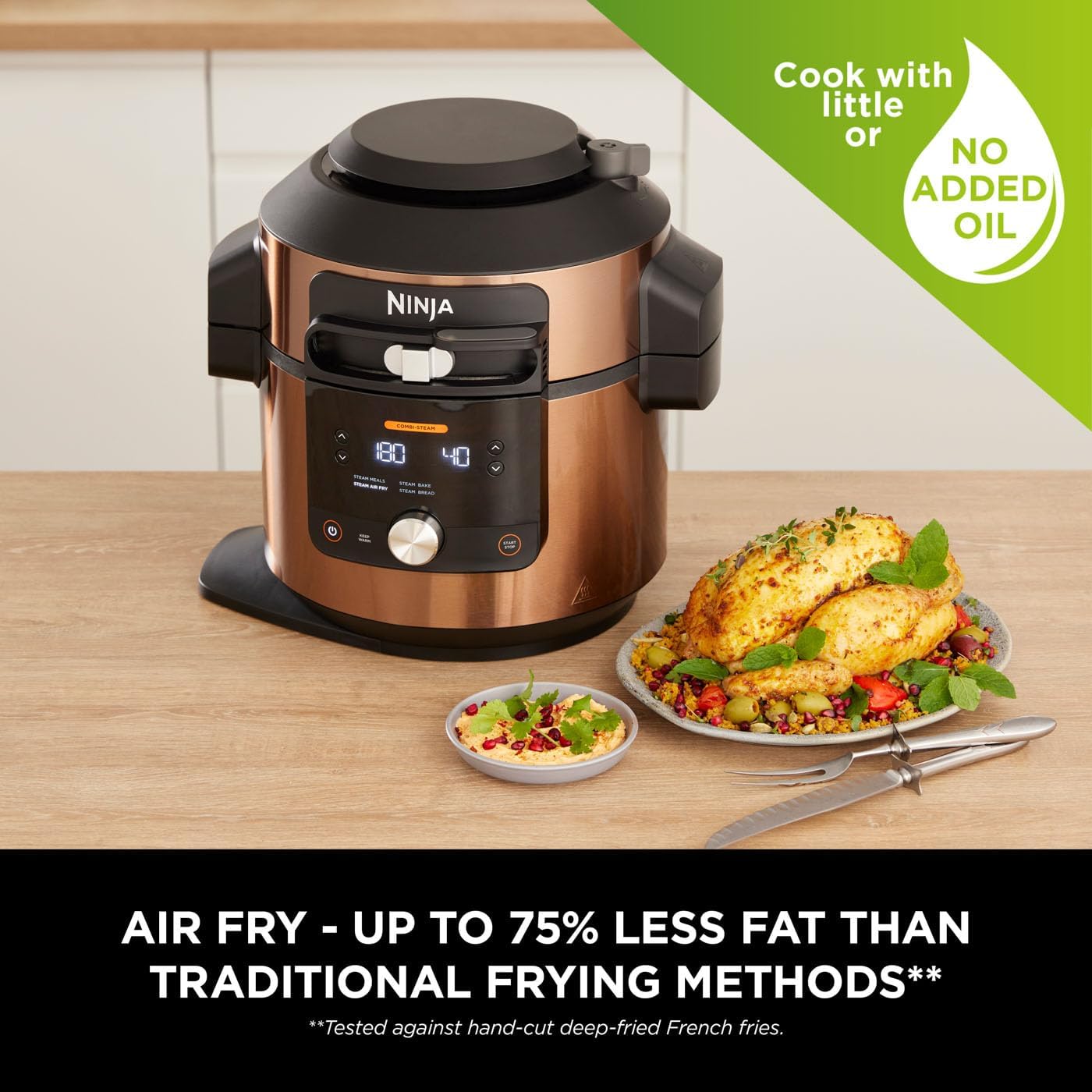 Ninja Foodi MAX 14-in-1 SmartLid Multi Cooker OL650UKCP