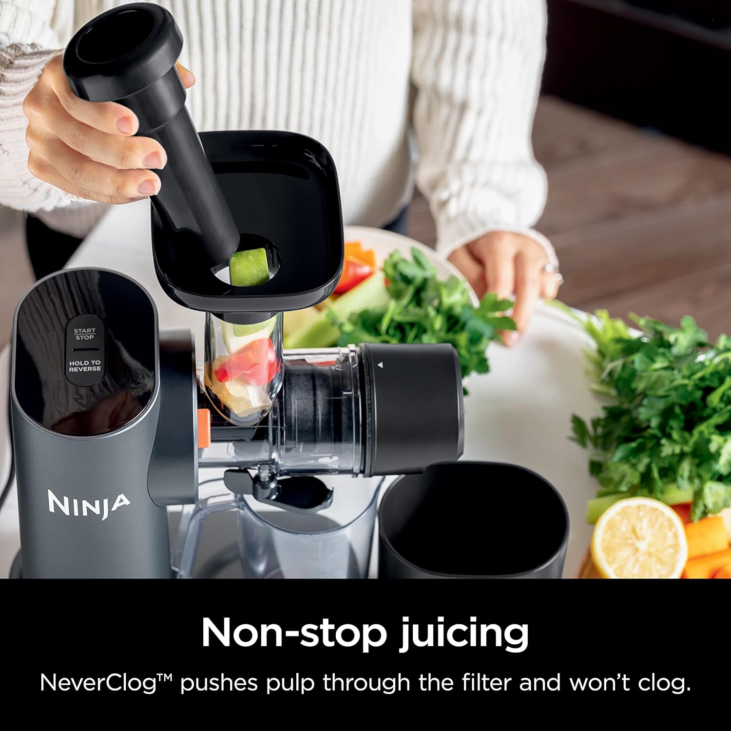 Ninja NeverClog Cold Press Juicer JC151