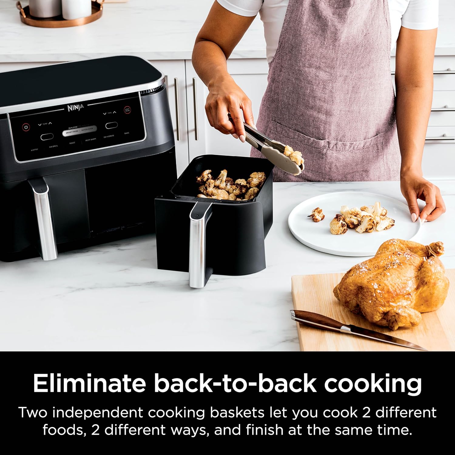 Ninja Dual Zone XL Air Fryer Grey DZ401
