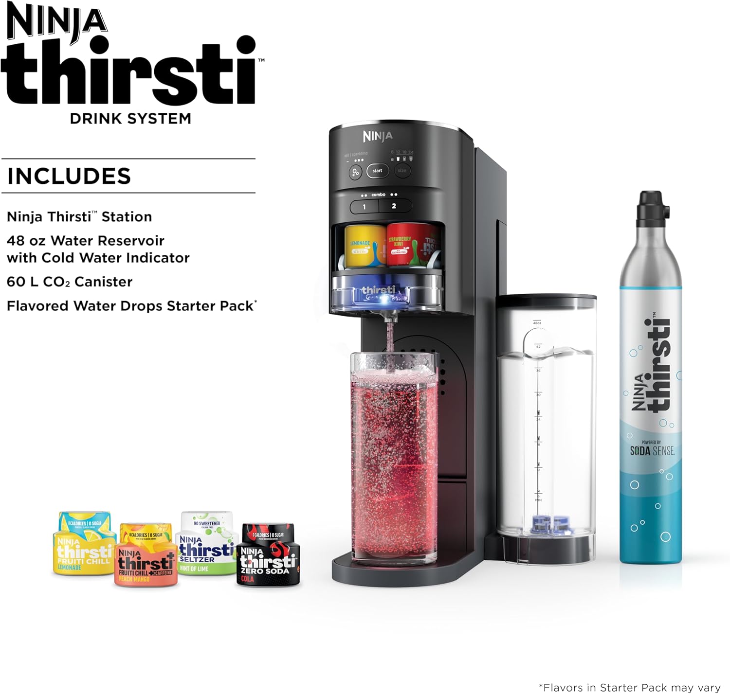 Ninja Thirsti Drink System Black WC1001